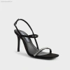 Giày cao gót 9cm HALEY STORE quai xoàn mảnh đính đá mũi vuông thanh lịch cá tính - Giá 169.900đ 3
