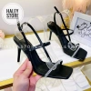 Giày cao gót 9cm HALEY STORE quai xoàn mảnh đính đá mũi vuông thanh lịch cá tính - Giá 169.900đ 10