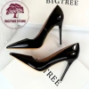 Giày cao gót BIGTREE 9.511-6 7cm/10cm trơn bóng basic form FSS P13 - Giá 479k