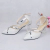 Giày cao gót bít mũi da nhũ kim tuyến 5.5-7.5cm dây bóng chéo - Giá 157.900₫ 4
