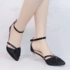Giày cao gót bít mũi da nhũ kim tuyến 5.5-7.5cm dây bóng chéo - Giá 157.900₫ 9