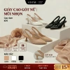 Giày cao gót Cò Tây K91 quai êm ái, cao 4 phân, đi tiệc - đi làm thoải mái ngày 355k 2