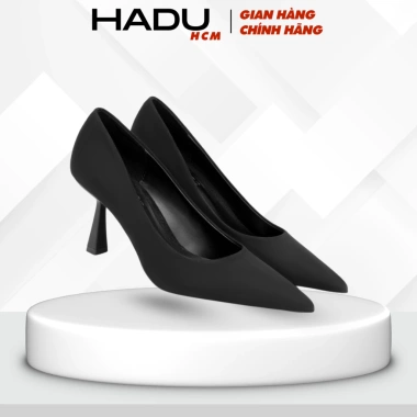 Giày Cao Gót Công Sở 7P Bít Mũi HADU G760 Da Mềm, Lót Múi Êm, Chính Hãng, Bảo Hành 24T