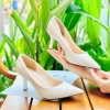 Giày Cao Gót Công Sở 7P Bít Mũi HADU G760 Da Mềm, Lót Múi Êm, Chính Hãng, Bảo Hành 24T 6