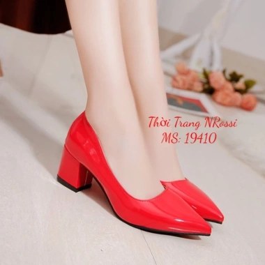 Giày cao gót công sở gót vuông sang trọng, size lớn 40-44, giá ưu đãi 299.700₫