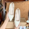 Giày Cao Gót Công Sở Mũi Nhọn Da Cao Cấp Size 35-42, Đệm Mút Êm, Gót Vuông 3-7p Giá 286k 2