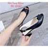 Giày cao gót công sở Nrossi size lớn 5 phân đen hở mũi 40-43 FREESHIP50K 5