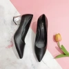 Giày cao gót công sở nữ gót vuông 5cm da thật êm mềm - Full box, chỉ 350.000₫