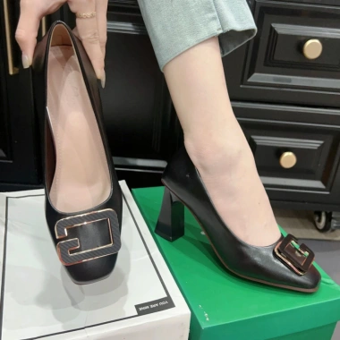 Giày cao gót công sở nữ mũi vuông 5-7cm êm mềm sang trọng - Giá 159.000₫ 4