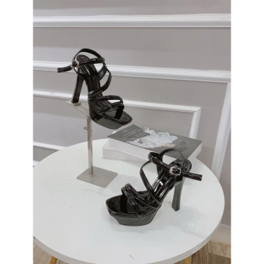 Giày cao gót đế 12cm AN SHOES xăng Đan, quai chéo chắc chắn - Phù hợp mix đồ công sở & dạo phố, giá 450.000₫