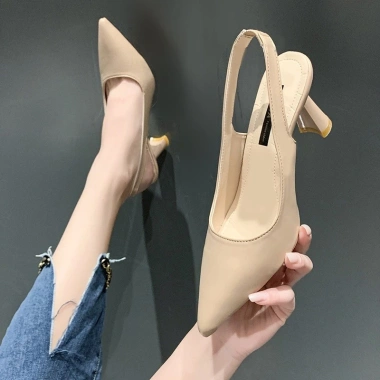 Giày cao gót đế nhọn nữ công sở hở lưng - Phong cách đa năng, giá chỉ 159.000₫ 3 Giày cao gót đế nhọn nữ công sở hở lưng - Phong cách đa năng, giá chỉ 159.000₫ 3