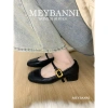 Giày Cao Gót MEYBANNI Mũi Vuông Quai Ngang Khoá Béo Đế 4cm Giá 229k Giảm 22% 9