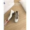 Giày Cao Gót MEYBANNI Mũi Vuông Quai Ngang Khoá Béo Đế 4cm Giá 229k Giảm 22% 10