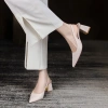 Giày cao gót mũi nhọn basic slingback thanh trang nhã 7cm - Giá ưu đãi 389k 4