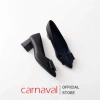 Giày Cao Gót Mũi Nhọn Đính Khóa Carnaval 5cm Vuông - Công Sở Sang Trọng, Giá 198k 2