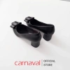 Giày Cao Gót Mũi Nhọn Đính Khóa Carnaval 5cm Vuông - Công Sở Sang Trọng, Giá 198k 3