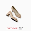 Giày Cao Gót Mũi Nhọn Đính Khóa Carnaval 5cm Vuông - Công Sở Sang Trọng, Giá 198k 5