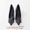 Giày Cao Gót Mũi Nhọn Đính Khóa Carnaval 5cm Vuông - Công Sở Sang Trọng, Giá 198k 7
