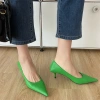 Giày cao gót mũi nhọn hậu vuông 6cm - Thảo Clover SSQ 9.586, 5 màu, giảm giá 495k 7