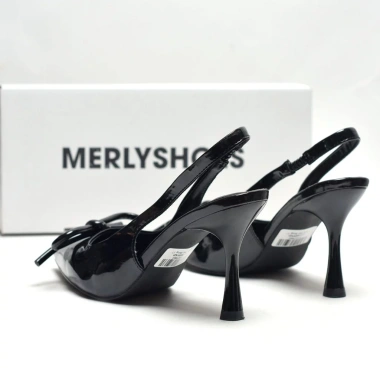 Giày Cao Gót Mũi Nhọn Nơ Merly 1.634 Size 35‑43 Da Bóng Sang Chảnh Slingback 9cm Giá 375k 9 Giày Cao Gót Mũi Nhọn Nơ Merly 1.634 Size 35‑43 Da Bóng Sang Chảnh Slingback 9cm Giá 375k 9