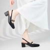 Giày Cao Gót MWC G026 Mũi Tròn Đính Khoá Xích Hạt Châu Sang Chảnh Giá 275.000₫ 7