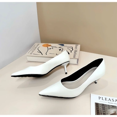 Giày Cao Gót Nữ Bít Mũi 5cm Đế Nhọn Dáng Công Sở DAZZLING SHOES GI63