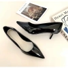Giày Cao Gót Nữ Bít Mũi 5cm Đế Nhọn Dáng Công Sở DAZZLING SHOES GI63 8