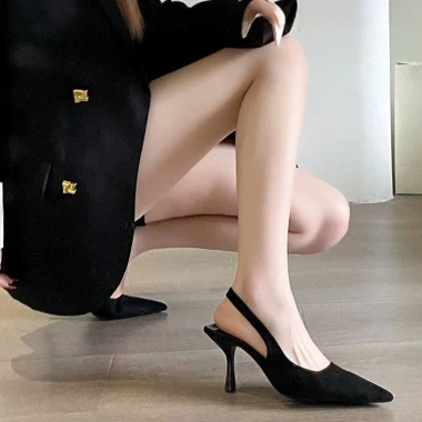 Giày cao gót nữ C193 cao 8cm gót nhọn đơn giản dễ phối, phù hợp tiệc - giá ưu đãi 94.500₫ 2