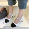 Giày cao gót nữ công sở quai xích đính ngọc, gót 7cm, tôn dáng - Giá ưu đãi 138.999₫ 5