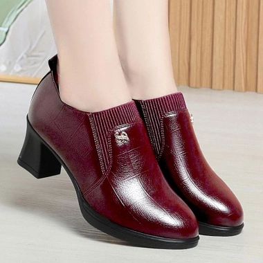 Giày cao gót nữ da mềm LMT024 - Gót 5cm, phong cách công sở, giá 285k