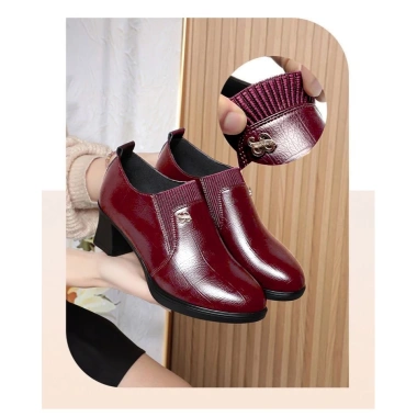 Giày cao gót nữ da mềm LMT024 - Gót 5cm, phong cách công sở, giá 285k