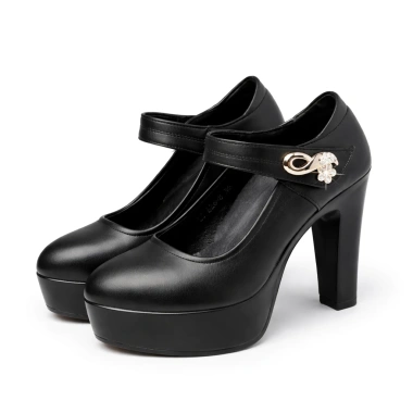 Giày Cao Gót Nữ Đế Cao 9cm Quai Ngang Mary Jane - Dáng Sang Trọng Êm Chân Tôn Dáng 3 Giày Cao Gót Nữ Đế Cao 9cm Quai Ngang Mary Jane - Dáng Sang Trọng Êm Chân Tôn Dáng 3