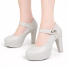 Giày Cao Gót Nữ Đế Cao 9cm Quai Ngang Mary Jane - Dáng Sang Trọng Êm Chân Tôn Dáng 4