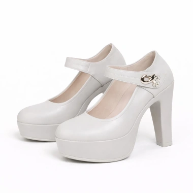 Giày Cao Gót Nữ Đế Cao 9cm Quai Ngang Mary Jane - Dáng Sang Trọng Êm Chân Tôn Dáng
