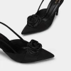 Giày cao gót nữ DILY DL524 8cm công sở slingback mũi nhọn đính hoa Giá 459.000₫ 2