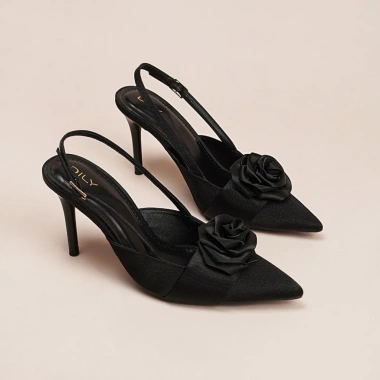 Giày cao gót nữ DILY DL524 8cm công sở slingback mũi nhọn đính hoa Giá 459.000₫ 3
