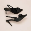 Giày cao gót nữ DILY DL524 8cm công sở slingback mũi nhọn đính hoa Giá 459.000₫ 4