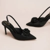 Giày cao gót nữ DILY DL524 8cm công sở slingback mũi nhọn đính hoa Giá 459.000₫ 5