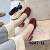 Giày cao gót nữ đỏ quai nơ công sở, slingback mũi vuông 5cm da bóng - Giá ưu đãi 225k 6