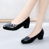 Giày Cao Gót Nữ Emily Đính Ngọc Đế Cao 4cm Da Mềm Mịn - Giày Công Sở Basic 318.000 VND 8