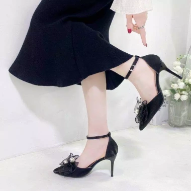 Giày cao gót nữ GRC134 7 phân - Ba màu trắng, kem, đen, sang trọng, trẻ trung, chỉ 212.000₫
