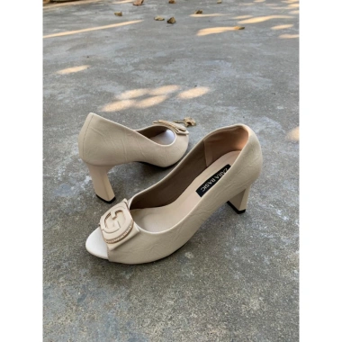 Giày Cao Gót Nữ Hở Mũi 5-7cm Da Mềm Công Sở - Hàng VNXK Giá 155k 2 Giày Cao Gót Nữ Hở Mũi 5-7cm Da Mềm Công Sở - Hàng VNXK Giá 155k 2