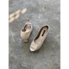 Giày Cao Gót Nữ Hở Mũi 5-7cm Da Mềm Công Sở - Hàng VNXK Giá 155k 5