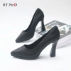 Giày Cao Gót Nữ HT.NeO Da Thật CS15 Đế Đúp Gót Trụ 9cm Bít Mũi Nhọn Giá 550k 4