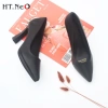 Giày Cao Gót Nữ HT.NeO Da Thật CS15 Đế Đúp Gót Trụ 9cm Bít Mũi Nhọn Giá 550k 7