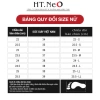 Giày Cao Gót Nữ HT.NeO Da Thật CS15 Đế Đúp Gót Trụ 9cm Bít Mũi Nhọn Giá 550k 9
