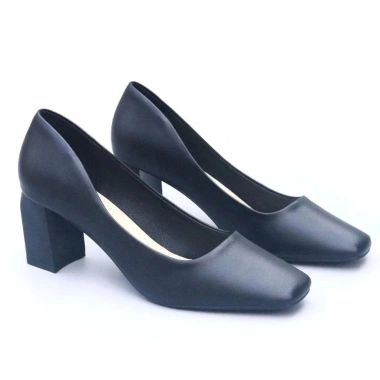 Giày Cao Gót Nữ HT.NeO Da Thật Mũi Vuông Gót 6,5cm - Sang Trọng, Giá 520k 6