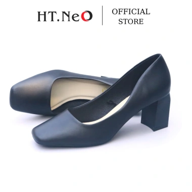 Giày Cao Gót Nữ HT.NeO Da Thật Mũi Vuông Gót 6,5cm - Sang Trọng, Giá 520k 7