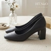 Giày Cao Gót Nữ HT.NeO Da Thật Mũi Vuông Gót 6,5cm - Sang Trọng, Giá 520k 9