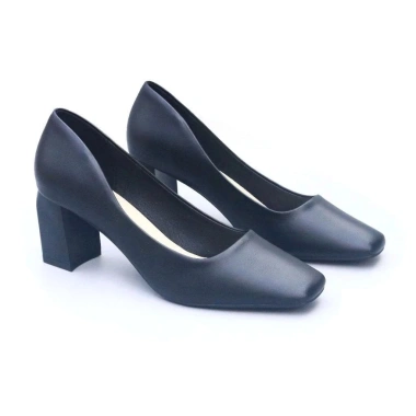 Giày Cao Gót Nữ HT.NeO Da Thật Mũi Vuông Gót 6,5cm - Sang Trọng, Giá 520k 10